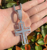 Moissanite Iced Out Cross Hip Hop Pendant For Him