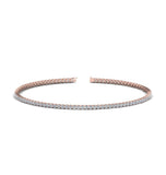 Round Cut Moissanite Diamond Tennis Bracelet