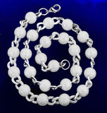 Iced Out Moissanite Ball Link Hip Hop Necklace