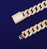 Iced Out Hip Hop Chain Moissanite Cuban Chain