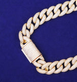 Iced Out Hip Hop Chain Moissanite Cuban Chain