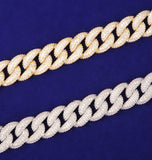 Iced Out Hip Hop Chain Moissanite Cuban Chain
