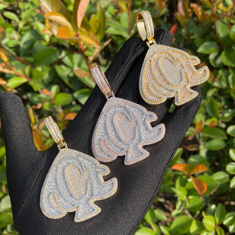 Baguette Cut Moissanite Iced Out Hip Hop Pendant