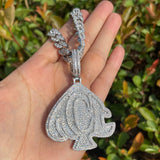 Baguette Cut Moissanite Iced Out Hip Hop Pendant