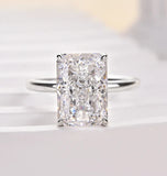 Radiant Cut Solitaire Engagement Ring