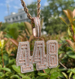 Personalized Number 448 Moissanite Hip Hop Pendant