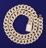 Iced Out Hip Hop Chain Moissanite Cuban Chain