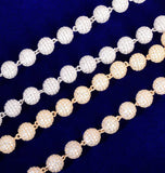 Iced Out Moissanite Diamond Hip Hop Men's Chain