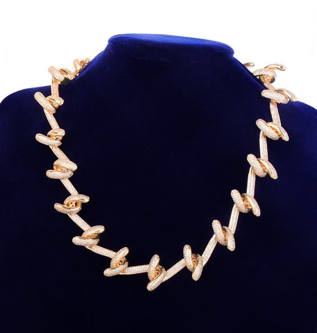 Iced Out Moissanite Diamond Stylish Hip Hop Chain