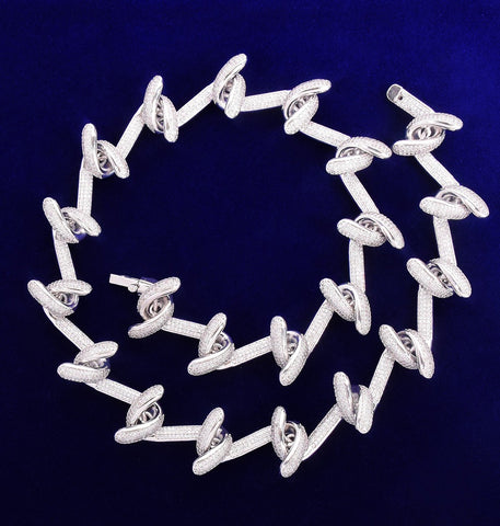 Iced Out Moissanite Diamond Stylish Hip Hop Chain