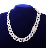 Infinity Link Iced Out Moissanite Diamond Hip Hop Chain