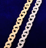 Infinity Link Iced Out Moissanite Diamond Hip Hop Chain