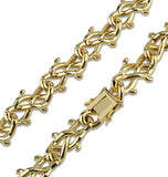 Moissanite Iced Out Thorns Link Hip Hop Chain