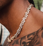 Moissanite Iced Out Thorns Link Hip Hop Chain