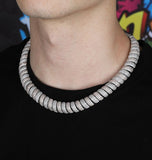 Iced Out VVS1 Moissanite Diamond Hip Hop Chain For Men's