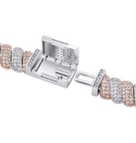 Iced Out VVS1 Moissanite Diamond Hip Hop Chain For Men's