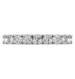 Round Cut Moissanite Half Eternity Band