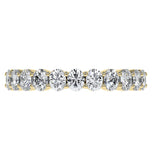 Oval Cut Moissanite Half Eternity Ring Gift For Women