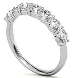 Round Brilliant Cut Seven Stone Wedding Ring