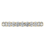 Round Cut Moissanite Half Eternity Ring Gift For Her