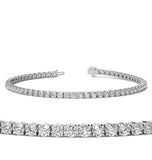 Round Cut Moissanite Tennis Bracelet