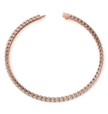 Round Cut Moissanite Tennis Bracelet