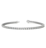 Round Cut Moissanite Tennis Bracelet