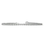 Round Cut Moissanite Tennis Bracelet