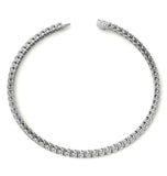 Round Cut Moissanite Tennis Bracelet