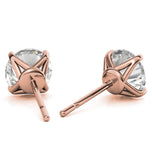 Moissanite Round Cut Stud Earring For Women