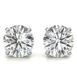 Moissanite Round Cut Stud Earring For Women