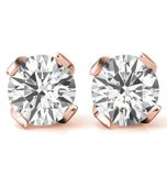 Round Cut Moissanite Unique Earring