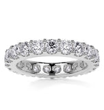 Round Cut Moissanite Diamond Eternity Band