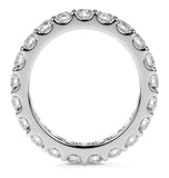 Round Cut Moissanite Diamond Eternity Band