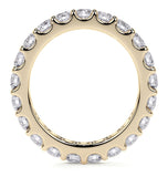 Round Cut Moissanite Diamond Eternity Band