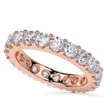 Round Cut Moissanite Diamond Eternity Band