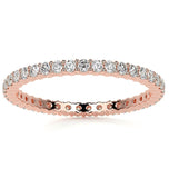 Moissanite Diamond Round Cut Eternity Band For Her