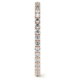 Moissanite Diamond Round Cut Eternity Band For Her