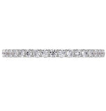 Moissanite Diamond Round Cut Eternity Band For Her