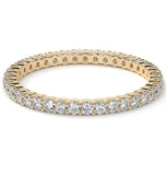 Moissanite Diamond Round Cut Eternity Band For Her