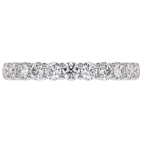 Moissanite Diamond Round Cut Full Eternity Ring