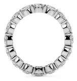 Round Cut Moissanite Dainty Eternity Ring