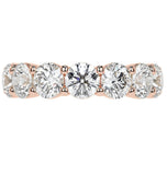 Round Cut Moissanite Diamond Wedding Band