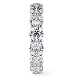 Round Cut Moissanite Diamond Wedding Band