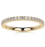 Round Brilliant Cut Moissanite Full Eternity Ring