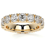 Moissanite Diamond Round Cut Eternity Band