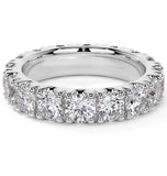 Moissanite Diamond Round Cut Eternity Band