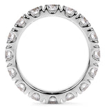 Moissanite Diamond Round Cut Eternity Band