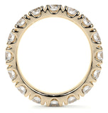 Moissanite Diamond Round Cut Eternity Band