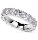 Moissanite Diamond Round Cut Eternity Band